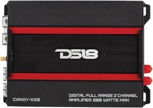 DS18 CANDY-X2B 800 Watt 2 Channel Amplifier Car Stereo Audio Mini Compact Amp