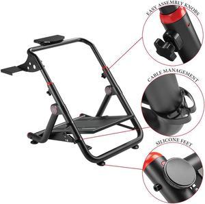 Boost Industries RC-GTSWS6 Foldable Height Adjustable Racing Wheel Stand (Includes Gear Shifter Mount)