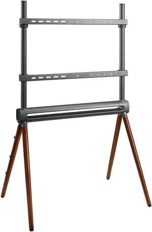 Boost AVS-4970 Artistic Wooden Easel Studio TV Display Stand for 49" to 70" TV's (Gray/Walnut)