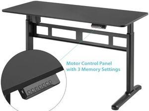 Boost Industries FS-OD55M Floor Standing Motorized (Electric) Height Adjustable Office Desk Frame with 55" Top