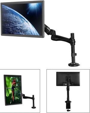 Boost Industries Universal DMA-1327 Single Monitor Desktop Mount for Computer PC Monitor or TV 13" - 27" LED LCD Screens