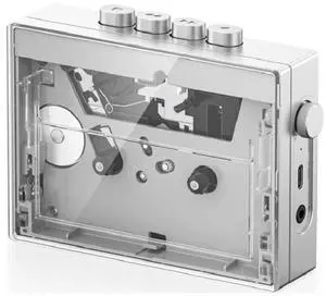 FiiO CP13 Portable Stereo Cassette Player (Transparent)