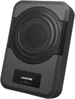Alpine PWE-S8 High-Performance Quad-Coil Subwoofer System(COMPACT POWERED SUBWOOFER)