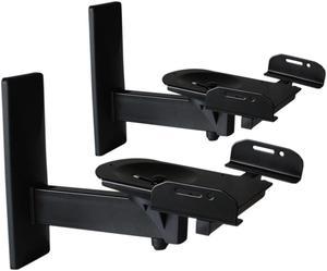 Boost Industries WB-1134 Ultra Grip Clamping Speaker Wall Brackets (1 Pair Black)