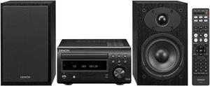 Denon System with Bluetooth FM/AM Tuner CD Player Black (DM41SBK)