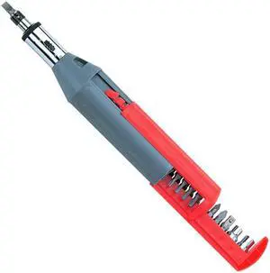 23-in-1 Multi-Function Ratcheting Screwdriver with Slotted, Phillips, Star, Hex, Pozidriv and Socket Bits