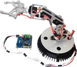 DAGU 6DOF Robotic Arm with 6 Degrees of Freedom, Includes 6 Servos and Microcontroller