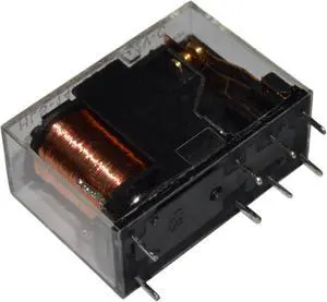 12V 5A Single Contact Relay DIP, Clear, HLS-14F3L-DC12V-C