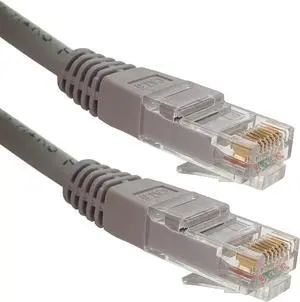 10 Foot Gray CAT6 Network Cable - UL listed, CSA approved, and ETL CAT6 certified
