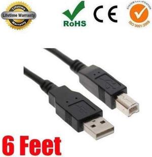iMBAPrice reg; 6 Feet USB 2.0 Printer and Scanner Cable for Canon PIXMA MX922 MG5420 MG2220 MX452 MG3220 MG352
