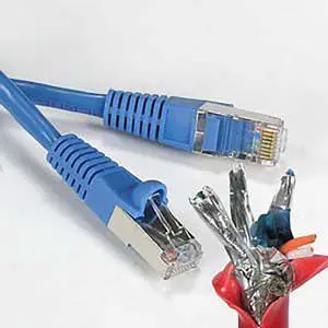 iMBAprice - Pro iMBA Series Patch Cable - Cat6 Shielded Patch Cable Molded Blue - 75 Feet