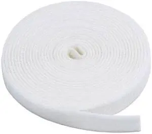 iMBAPrice 5 yard Fastening Tape with .75 inch Hook (White)