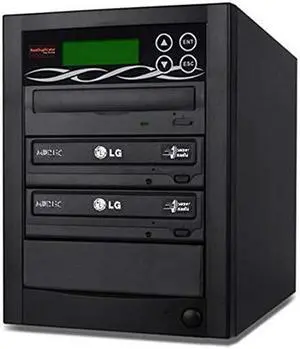 Bestduplicator BD-LG-2T 2 Target 24x SATA DVD Duplicator with Built-In LG Burner (1 to 2)