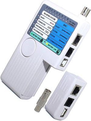 iMBAPrice - 4-in-1 Remote Network Cable Tester USB/BNC/Rj11/Rj45 LAN Cable UTP STP Wire Tester