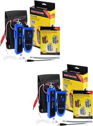iMBAPrice - (2-Pack) Wire Tracker for Network (RJ45) UTP/STP/Cat5/Cat6 and Telephone (RJ11) Line Finder Diagnose Tone Tr