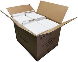 iMBAPrice - 250 #0 (6" x 10") PURE WHITE COLOR SELF SEAL POLY BUBBLE MAILERS PADDED SHIPPING ENVELOPES (Total 250 Bags)