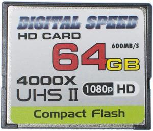 Digital Speed 4000X 64GB Professional High Speed Mach III 600MB/s Error Free (CF)