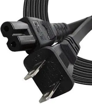 iMBAPrice (15 Feet) Extra Long 2-Prong AC Power Cable Cord for Vizio Smart TV/Led TV/E Series/M Series (UL Listed)