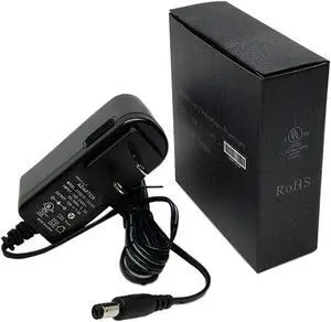 iMBAPrice 12V DC Wall Power Adapter UL Listed Power Supply (5-Feet, 12V 1A(1000mA))
