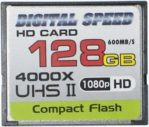 Digital Speed 4000X 128GB Professional High Speed Mach III 600MB/s Error Free CF