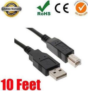 iMBAPrice 10 Feet Long USB 2.0 Printer and Scanner Cable for Canon PIXMA MX922 MG5420 MG2220 MX452 MG3220 MG3520 MG7120