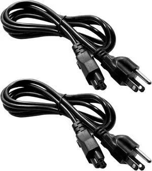 2 X Generic Cables Unlimted 6-feet Mickey Mouse Power Cord