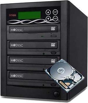 Bestduplicator Pro Hd Series - 4 Target External Disc Dvd/cd Duplicator Built-in 500gb Hard Disk Drive & 24x Burners