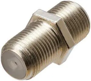 Amamax F-Pin Coupler, Female / Female. F Type Connectors,10 pack