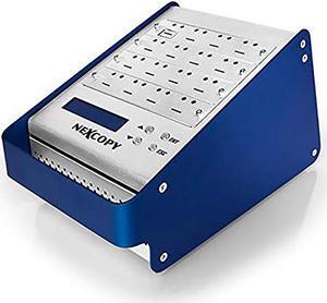 Nexcopy mSD115SA - 16 Port Standalone microSD Duplicator 1 Master to 15 Target Configuration, no PC required, 110/220 switching power