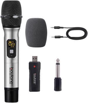 Stage Right by Monoprice 200-Channel UHF Dual Handheld Wireless Microphones  System 