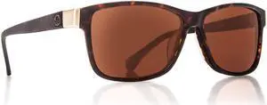 Dragon Alliance Exit Row Medium Sunglasses Matte Tortoise Frame Bronze Lenses