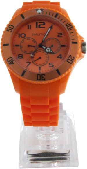 Nautica Men's N00545 Sporty Orange Resin Analog Quartz Round Watch