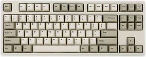 Leopold FC750RBT Bluetooth Two Tone White PD TKL Double Shot PBT Mechanical Keyboard Cherry MX Silver