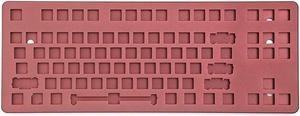 DROP CTRL Aluminum Case - Anodized TKL Low-Profile Aluminum Case (Burgundy)