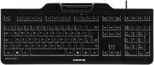 Cherry KC 1000, Smartcard TAA Compliant USB Keyboard (JK-A0104EU-2),Black
