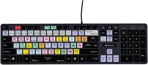 KB Covers Slimline Adobe Premiere Pro CC Keyboard  Editing Mechanical Keyboard Compatible with Windows PC  USBA  Wireless