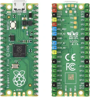 Waveshare Retrofited Pi Pico with Pre-soldered Header (Color-Coded), A Low-Cost High-Performance Microcontroller Board with Flexible Digital Interfaces Waveshare Retrofited Pi Pico with Pre-soldered Header (Color-Coded), A Low-Cost High-Performance Microcontroller Board with Flexible Digital Interfaces