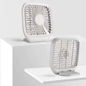 FMOGE Fans, Portable Small Fans, air-Conditioning Cooling Fans,Mini Fan Portable USB Fan Practical Cooler Mini Fan Handy Small Desktop USB Cooling Fan Low Noise Fan 155x140x30mm