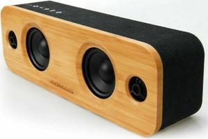 AOMAIS LIFE 30W Bluetooth Speakers, Loud Bamboo Wood Home Audio Wireless Speaker with Super Bass