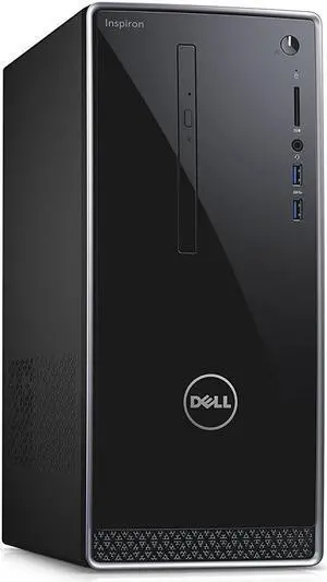 Dell Inspiron 3668 Intel Core i5-7400 X4 3GHz 8GB 1TB Win10, Black