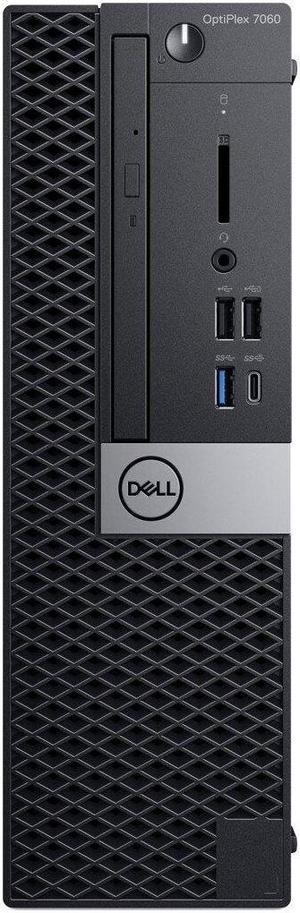 Dell Optiplex 7060 Intel Core i5-8600 X6 4.3GHz 16GB 256GB SSD Win10, Black