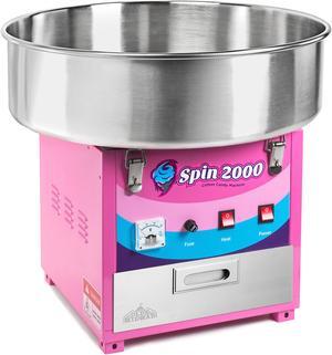 Olde Midway Commercial Quality Cotton Candy Machine and Electric Candy Floss Maker - SPIN 2000