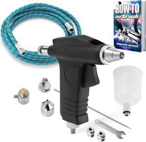 PointZero Mini Airbrush Compressor with Holder and 6 Ft. Hose