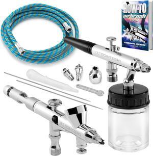 PointZero PZ-220XS Premium Dual-action Two Airbrush Set