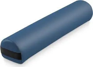 Saloniture 3/4 Round Massage Table Bolster Pillow Pad - 26 x 6 x 4-1/2 Inch - Blue