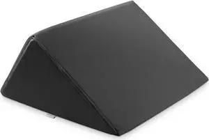 Saloniture Triangle Wedge Massage Table Bolster Pillow, Extra Large - 19 x 12 x 20 x 15.5 Inch - Black