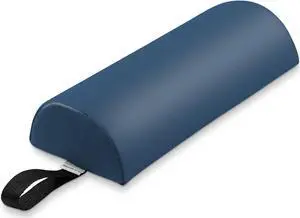 Saloniture Half Round Neck Massage Table Bolster Pillow Pad - 13 x 6 x 3 Inch - Blue
