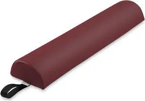 Saloniture Half Round Massage Table Bolster Pillow Pad - 26 x 6 x 3 Inch - Burgundy Saloniture Half Round Massage Table Bolster Pillow Pad - 26 x 6 x 3 Inch - Burgundy