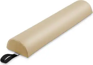 Saloniture Half Round Massage Table Bolster Pillow Pad - 26 x 6 x 3 Inch - Cream Saloniture Half Round Massage Table Bolster Pillow Pad - 26 x 6 x 3 Inch - Cream