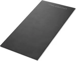 Philosophy Gym Exercise Equipment Mat 30 x 60-Inch, 6mm Thick High Density PVC Floor Mat for Ellipticals, Treadmills, Rowers, Stationary Bikes